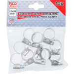 BGS Schlauchklemmen | rostfrei | 12 x 20 mm | 10-tlg.
