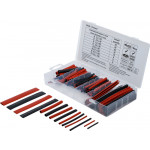 BGS Schrumpfschlauch-Sortiment | rot / schwarz | 150-tlg.