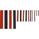 BGS Schrumpfschlauch-Sortiment | rot / schwarz | 150-tlg.