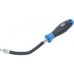 BGS Flexibler Schraubendreher mit Rundgriff | E-Profil E8 | Klingenlänge 150 mm