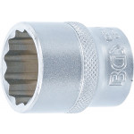 BGS Steckschlüssel-Einsatz Zwölfkant | Antrieb Innenvierkant 12,5 mm (1/2