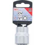 BGS Steckschlüssel-Einsatz Zwölfkant | Antrieb Innenvierkant 12,5 mm (1/2