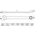 BGS Maul-Ringschlüssel | extra lang | SW 14 mm