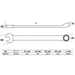 BGS Maul-Ringschlüssel | extra lang | SW 15 mm