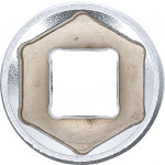 BGS Steckschlüssel-Einsatz Sechskant | Antrieb Innenvierkant 12,5 mm (1/2