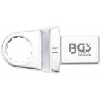 BGS Einsteck-Ringschlüssel | 14 mm | Aufnahme 14 x 18 mm