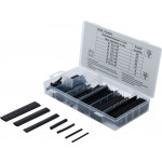 BGS Schrumpfschlauch-Sortiment | schwarz | 127-tlg.