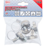 BGS Schlauchklemmen | rostfrei | 16 x 25 mm | 10-tlg.
