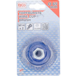 BGS Topfbürste | Aufnahme M14 x 2,0 mm | Ø 65 x 50 mm