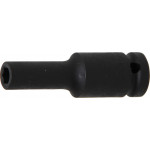BGS Kraft-Steckschlüssel-Einsatz Sechskant, tief | Antrieb Innenvierkant 12,5 mm (1/2