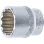 BGS Steckschlüssel-Einsatz Zwölfkant | Antrieb Innenvierkant 12,5 mm (1/2