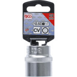 BGS Steckschlüssel-Einsatz Zwölfkant | Antrieb Innenvierkant 12,5 mm (1/2