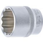 BGS Steckschlüssel-Einsatz Zwölfkant | Antrieb Innenvierkant 12,5 mm (1/2
