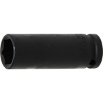 BGS Kraft-Steckschlüssel-Einsatz Sechskant, tief | Antrieb Innenvierkant 12,5 mm (1/2