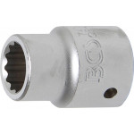 BGS Steckschlüssel-Einsatz Zwölfkant | Antrieb Innenvierkant 20 mm (3/4