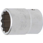 BGS Steckschlüssel-Einsatz Zwölfkant | Antrieb Innenvierkant 20 mm (3/4