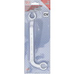 BGS Doppel-Ringschlüssel, offen | für Diesel-Einspritzleitungen | SW 17 mm