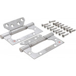 BGS Scharnier-Satz | Edelstahl | für platzsparenden Einbau | 100 x 50 mm | 2-tlg.