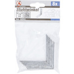 BGS Stuhlwinkel | 60 x 60 x 20 mm | 8-tlg.