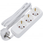 BGS Steckdosenleiste | 3-fach | Zuleitung 1,4 m | 3 x 1,5 mm² | IP 20