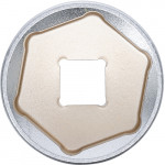 BGS Steckschlüssel-Einsatz Sechskant | Antrieb Innenvierkant 12,5 mm (1/2