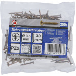 BGS Mehrzweckschrauben | Kreuzschlitz PZ2 | 3,5 x 30 mm | 250 Stück