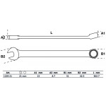 BGS Maul-Ringschlüssel | extra lang | SW 21 mm