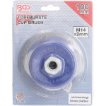 BGS Topfbürste | Aufnahme M14 x 2,0 mm | Ø 100 x 67 mm