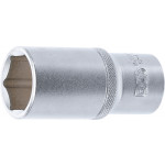 BGS Steckschlüssel-Einsatz Sechskant, tief | Antrieb Innenvierkant 12,5 mm (1/2