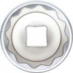BGS Steckschlüssel-Einsatz Zwölfkant | Antrieb Innenvierkant 12,5 mm (1/2