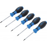 BGS Schraubendreher-Satz | T-Profil (für Torx) mit Bohrung | T6 - T10 | 5-tlg.