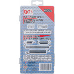 BGS Federn-Sortiment | Zug- und Druckfedern | 200-tlg.