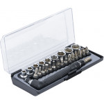 BGS Bit- und Steckschlüssel-/Winkelschrauber-Satz | Antrieb 6,3 mm (1/4