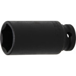 BGS Kraft-Steckschlüssel-Einsatz Sechskant, tief | Antrieb Innenvierkant 12,5 mm (1/2