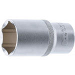 BGS Steckschlüssel-Einsatz Sechskant, tief | Antrieb Innenvierkant 12,5 mm (1/2