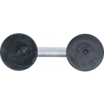 BGS Doppel-Gummisauger | Aluminium | Ø 115 mm