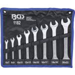 BGS Doppel-Maulschlüssel-Satz | SW 6 x 7 - 20 x 22 mm | 8-tlg.