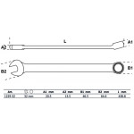 BGS Maul-Ringschlüssel, extra lang | SW 32 mm