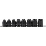 BGS Kraft-Steckschlüssel-Einsatz-Satz E-Profil | Antrieb Innenvierkant 12,5 mm (1/2