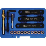 BGS Reparatur-Satz für Bremsgewinde | M9 x 1,25 mm | 16-tlg.
