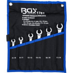 BGS Offener Doppel-Ringschlüssel-Satz | SW 8 x 10 - 17 x 19 mm | 6-tlg.