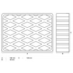 BGS Gummiauflage | für Hebebühnen | 160 x 120 x 40 mm