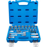 BGS Steckschlüssel-Satz Wellenprofil | Antrieb 10 mm (3/8