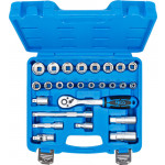 BGS Steckschlüssel-Satz Wellenprofil | Antrieb 10 mm (3/8