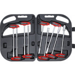 BGS Steckschlüssel-Satz mit T-Griff | SW 6 - 14 mm | 9-tlg.