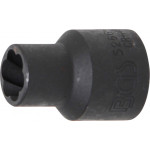 BGS Spiral-Profil-Steckschlüssel-Einsatz / Schraubenausdreher | Antrieb Innenvierkant 12,5 mm (1/2