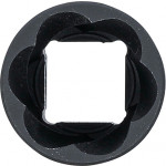 BGS Spiral-Profil-Steckschlüssel-Einsatz / Schraubenausdreher | Antrieb Innenvierkant 12,5 mm (1/2