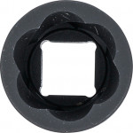 BGS Spiral-Profil-Steckschlüssel-Einsatz / Schraubenausdreher | Antrieb Innenvierkant 12,5 mm (1/2