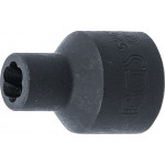 BGS Spiral-Profil-Steckschlüssel-Einsatz / Schraubenausdreher | Antrieb Innenvierkant 12,5 mm (1/2
