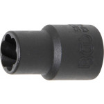 BGS Spiral-Profil-Steckschlüssel-Einsatz / Schraubenausdreher | Antrieb Innenvierkant 10 mm (3/8